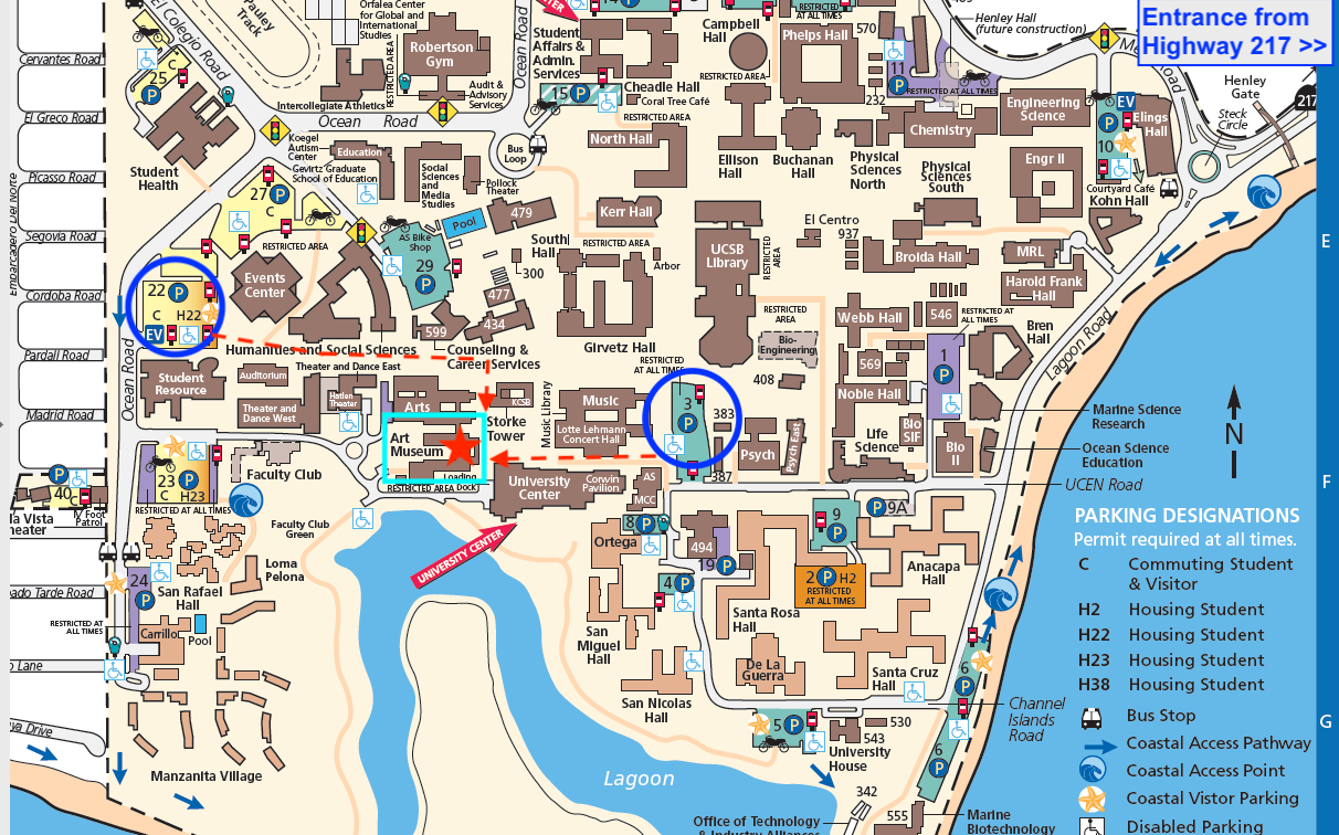 ucsb tour map